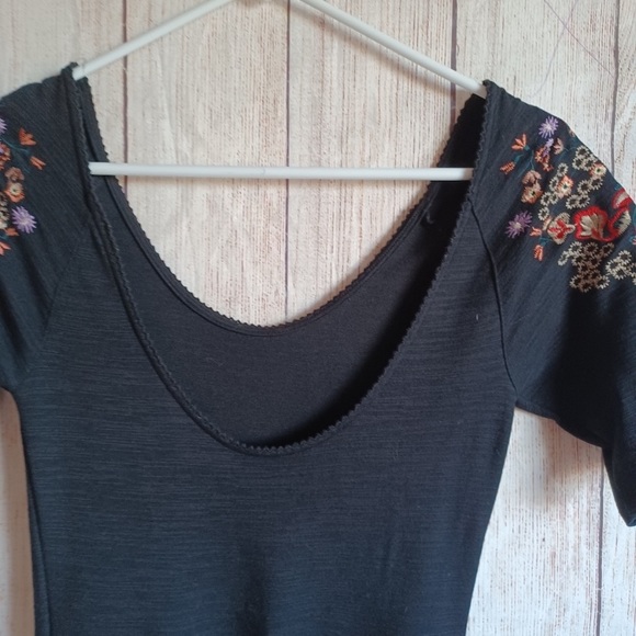 Free people embroidered mini dress - Picture 4 of 6